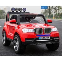 Ô tô điện trẻ em kiểu dáng BMW-S9088 bánh cao su ghế da 4 động cơ