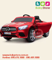 Ô tô điện trẻm em siêu sang Mercedes SL500 (2 động cơ, Cánh mở, BH 1 năm)