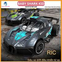 Ô tô điều khiển từ xa drift tốc độ cao 10-15 km/h, xe điều khiển từ xa sạc điện