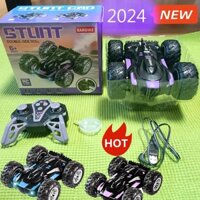 Ô tô điều khiển từ xa -Xe điều khiển địa hình xoay 360 độ Stunt Elves 6 hướng-điều khiển siệu nhạy pin cực trâu sạc