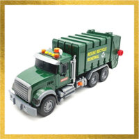Ô tô đồ chơi xe chở rác cỡ lớn cho bé có âm thanh đèn nâng thả như thật cực chất hộp đẹp
