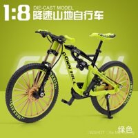 Ô tô mô phỏng bằng hợp kim giảm tốc độ mô hình xe đạp trang trí giảm xóc lái xe đua xe đạp núi kim loại phiên bản nâng cấp LI9Y