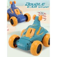 Ô tô nhào lộn có đèn và nhạc, ô tô điện, đồ chơi trẻ em, ô tô điều khiển từ xa cho bé trai