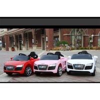 Ô tô xe điện đồ chơi BABY-KID AUDI FEY-5189 vận động, cho bé tự lái và remote 6V/4.5AH