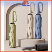 Ô tự bung 2 chiều, dù mưa gấp CÓ MÓC TREO 3 tay cầm có móc treo độc đáo Carabiner Z tiện lợi