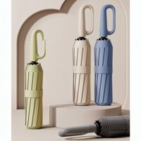 Ô tự bung 2 chiều, dù mưa gấp CÓ MÓC TREO 3 tay cầm có móc treo độc đáo Carabiner Z tiện lợi