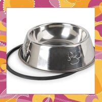 o9 Bát đựng thức ăn chó mèo size lớn - Bát inox size lớn 26cm chống lật chống trượt y6