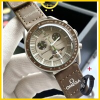 [O.A] Đồng Hồ chronograph Cổ Điển Đa Năng Với Dây Đeo Sợi Tổng Hợp Thời Trang 92157