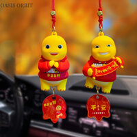 Oasis ORBIT Baimao Mặt dây chuyền treo xe rồng sữa Guochao chính hãng - Sản phẩm trang trí sáng tạo trên ô tô