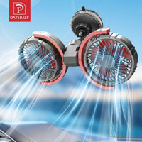 Oatsbasf Cốc Hút Ô Tô Quạt Hai Đầu Ô Tô Ghế Sau Quạt Điện 12v 24v USB Cho Xe Tải Van