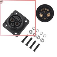 [Oav] IP67 Nam Nữ 2 + plus 5 Đầu Nối Pin, Ổ Cắm Sạc Xe Máy