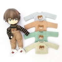 Ob11 Quần Áo Trẻ Em Áo Thun Dài Tay Cắt Hoa Gấu GSC ymy Body 1 / 12bjd Jasmine ufdoll Doll Quần Áo Hàng Đầu