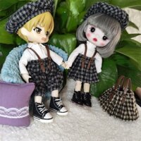 Ob11 Quần Áo Trẻ Em GSC Đất Sét Body 1 / 12bjd Beret Mini Set Tùy Chỉnh Đẹp Thắt Nút Quần Áo Lợn