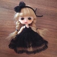 Ob11 Quần Áo Trẻ Em GSC Đất Sét Body 1 / 12bjd Váy Búp Bê Nơ Váy Cưới