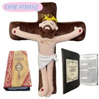 Obeibidz My Friend Jesus Plush Doll, Đồ chơi búp bê nhồi bông cổ điển sang trọng, Đồ chơi nhồi bông mềm mại thoải mái vui nhộn Đồ chơi nhồi bông Christian Classic Savior