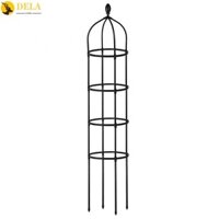 Obelisk Trellis Tròn Trellis Chất Liệu Chống Rỉ Sét Vườn Obelisk Trellis