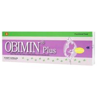 Obimin Plus – Viên Uống Bổ Sung Vitamin Cho Bà Bầu 30 Viên