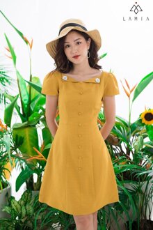 Đầm suông chân ren Leta Belita LD032
