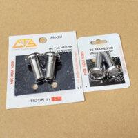 Ốc Bas Heo Dầu INOX 304 CTS Xe Honda & Yamaha Vặn Ngược Chống Trộm