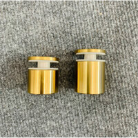 Ốc bắt kính TLC003-040 Inox 304 đặc Ø38 dài 4cm vàng bóng