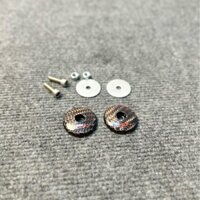 Ốc chụp che chân kính xe Sh MẪU V2 phủ cacbon chữ SH màu đỏ - Phụ kiện bảo vệ chân kính xe Sh - Phụ Tùng