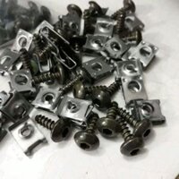 Ốc Dàn Áo Ốc Lục và Pass Kẹp Cho Xe Yamaha [ Túi 30 ốc+ 30 Kẹp ] (PTXMGT)