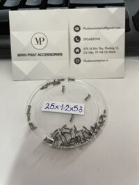 Ốc gắn đồng hồ Hublot cao cấp đủ size kèm tovit thay dây - 1 ốc nối dây dài 5.3