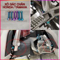 Ốc GR5 Titan Xỏ Gác Chân xe máy Honda, Yamaha (giá 1 cặp)