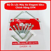 Ốc Lốc Máy Xe Elegant 50cc Chính Hãng SYM (Đủ bộ 12 ốc)