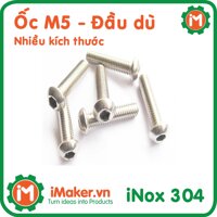 Ốc Lục Giác Dù Inox M5 (10 con)