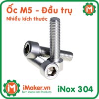 Ốc Lục Giác Trụ Inox M5 (10 con)