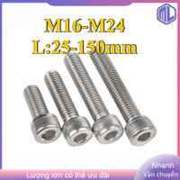 ốc lục giác/ốc lục giác chìm/M16 / M18 / M20 / M24 Bulong / Ốc Vít Lục Giác inox 316 / Ốc Vít  Lục Giác  loa / bulong Lục Giác chìm đầu trụ trơn [ML-DM-1]