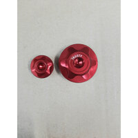 Ốc mâm lửa trang trí xe Winner,Wave,Dream BẢO LONG RACING - đỏ