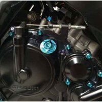 Ốc nắp nhớt titan gr5 xịn gắn xe máy Honda Suzuki Yamaha