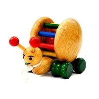 Ốc sên |Đồ chơi gỗ cho bé vận động an toàn