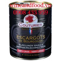 Ốc Sên Pháp Escargots de Bourgogne Couturier size lớn hộp 800g