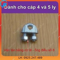 Ốc siết cáp Khóa cáp Cóc kẹp cáp - bằng Sắt THAIBINHVINA - 5mm dùng chung 4mm