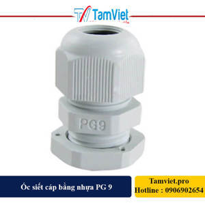 Ốc siết cáp nhựa PG9