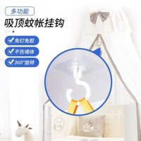 Ốc treo đèn lồng, móc trần, cốc hút đặc biệt, không khoan, không dấu vết, móc dán chắc chắn cho mái nhà, tường, trần, quạt trần