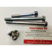 Ốc treo máy exciter 150, ốc gác máy ex chính hãng YAMAHA( 1 bộ 3 ốc 3 tán)