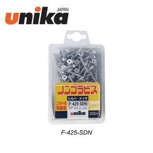 Ốc vít bắt tường, bê tông 4.0x25mm đầu bằng Unika F-425-SDN