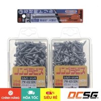 Ốc vít bắt tường, bê tông Unika M4 đầu dù kèm mũi khoan mồi SB3.2mm