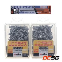 Ốc vít bắt tường, bê tông Unika M4 đầu dù kèm mũi khoan mồi SB3.2mm - PW-425  SB3.2