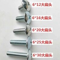 Ốc vít đầu tròn lớn bằng kẽm trắng, ốc vít đầu tròn lớn mạ kẽm, ốc vít đầu tròn lớn, ổ cắm hex đầu đôi, đầu lớn ECKI