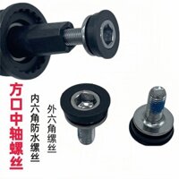 Ốc vít khung dưới xe đạp M8, đai ốc lục giác chống nước 8mm, ốc vít lục giác ngoài phổ biến cho xe đạp leo núi và đường bộ