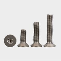 Ốc Vít Titan m3 m4 m5 m6 Đầu Lục Giác Dẹp Chịu Lực 6mm - 50mm