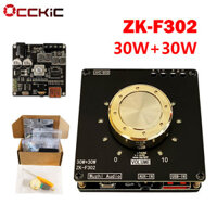 Occic F302 BT 5.1 Chỉ báo âm lượng mát mẻ BT Bộ khuếch đại công suất âm thanh Mô-đun bảng mạch TPA3118 Stereo 30W + 30W Bộ khuếch đại công suất BT 5.1 AMP kênh kép với thẻ âm thanh AUX / USB / đĩa U