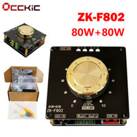 Occic F802 BT 5.1 Chỉ báo âm lượng mát mẻ BT Bộ khuếch đại công suất âm thanh Mô-đun bảng âm thanh nổi hai kênh 80W + 80W Bộ khuếch đại công suất BT 5.1 AMP kênh kép với thẻ âm thanh AUX / USB / đĩa U