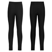Ocealan Bé Gái Màu Trơn Toàn Chiều Dài Quần Thể Dục Quần Spandex Thể Thao Khiêu Vũ Quần Legging Cho Trẻ Em