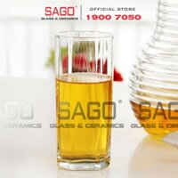 Ocean B02313 - Ly Thủy Tinh Ocean Pyramid Long Drink 380ml | Nhập Khẩu Thái Lan